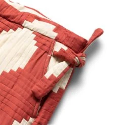 COURTHOUSE STEPS SATEEN TROUSERS -Bodega BodeCOURTHOUSESTEPSSATEENTROUSERSREDMULTI32MR24PA01.CT003 3