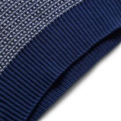 Fred Perry TWO COLOUR TEXTURE KNIT HENLEY -Bodega FREDPERRYTWOCOLOURTEXTUREKNITHENLEYFRENCHNAVYSK4800 5