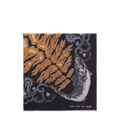 FASTCOLOR SELVEDGE BANDANA (FIRE SALMON) 8 FASTCOLOR SELVEDGE BANDANA (FIRE SALMON) -Bodega KapitalFASTCOLORSELVEDGEBANDANA FIRESALMON BLACKOSEK 1105 3