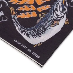 FASTCOLOR SELVEDGE BANDANA (FIRE SALMON) 9 FASTCOLOR SELVEDGE BANDANA (FIRE SALMON) -Bodega KapitalFASTCOLORSELVEDGEBANDANA FIRESALMON BLACKOSEK 1105 4