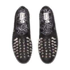 Keds X MAISIE WILEN STUDDED MULE -Bodega KedsxMaisieWilenStuddedMuleBLACKWF66793 4