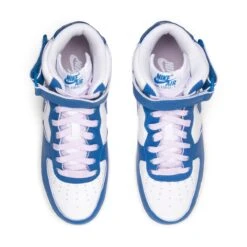 WOMEN'S NIKE AIR FORCE 1 '07 MID 9 WOMEN'S NIKE AIR FORCE 1 '07 MID -Bodega NikeWNIKEAIRFORCE1 07MIDWHITEMILITARYBLUE SAIL DOLL8DX3721 100 4