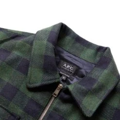 A.P.C. NEW IAN JACKET -Bodega a.p.c.BLOUSONNEWIANDARKGREENMWOANU H02759 4