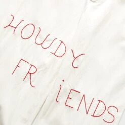 HOUDY FREINDS TROUSERS -Bodega bodeHOUDYFREINDSTROUSERSWHITE32MRBT000057 4