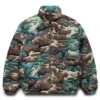 ERL WOVEN CAMO QUILTED PUFFER COAT