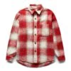 HEAVY FLANNEL OVERSHIRT -Bodega fuckingawesomeHEAVYFLANNELOVERSHIRTREDWHITESFA FW22 019 1
