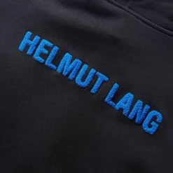 Helmut Lang FLOCKED HOODIE 11 Helmut Lang FLOCKED HOODIE -Bodega helmutlangFLOCKEDHOODIEBLACKSM10HM506 5