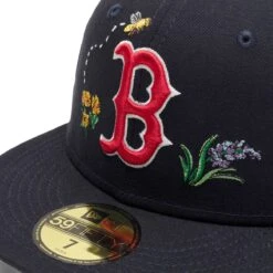 NEW ERA 59FIFTY BOSTON RED SOX WATERCOLOR FLORAL FITTED CAP -Bodega newera5950WATERCOLORFLORAL12454BOSREDOTCNAVY760288094 4