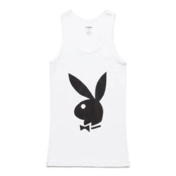 Pleasures X PLAYBOY TANK TOP (2 PACK) -Bodega pleasuresXPLAYBOYTANKTOP 2PACK WHITESP22PB031 WHITE 3