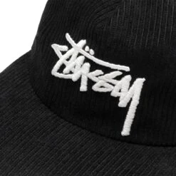 Stüssy CORDUROY TRUCKER CAP -Bodega stussyCORDUROYTRUCKERCAPBLACKOS1311068 4
