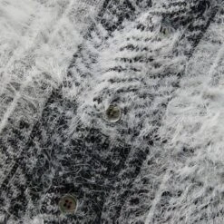 Stüssy HAIRY PLAID CARDIGAN -Bodega stussyHAIRYPLAIDCARDIGANWHITES117169 5