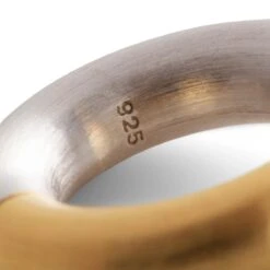 Tom Wood CHUNKY EAR CUFF SATIN DUO M 13 Tom Wood CHUNKY EAR CUFF SATIN DUO M -Bodega tomwoodCHUNKYEARCUFFSATINDUOM925STERLINESILVER9KGOLDOSE10421MTNA02S925 9K 6